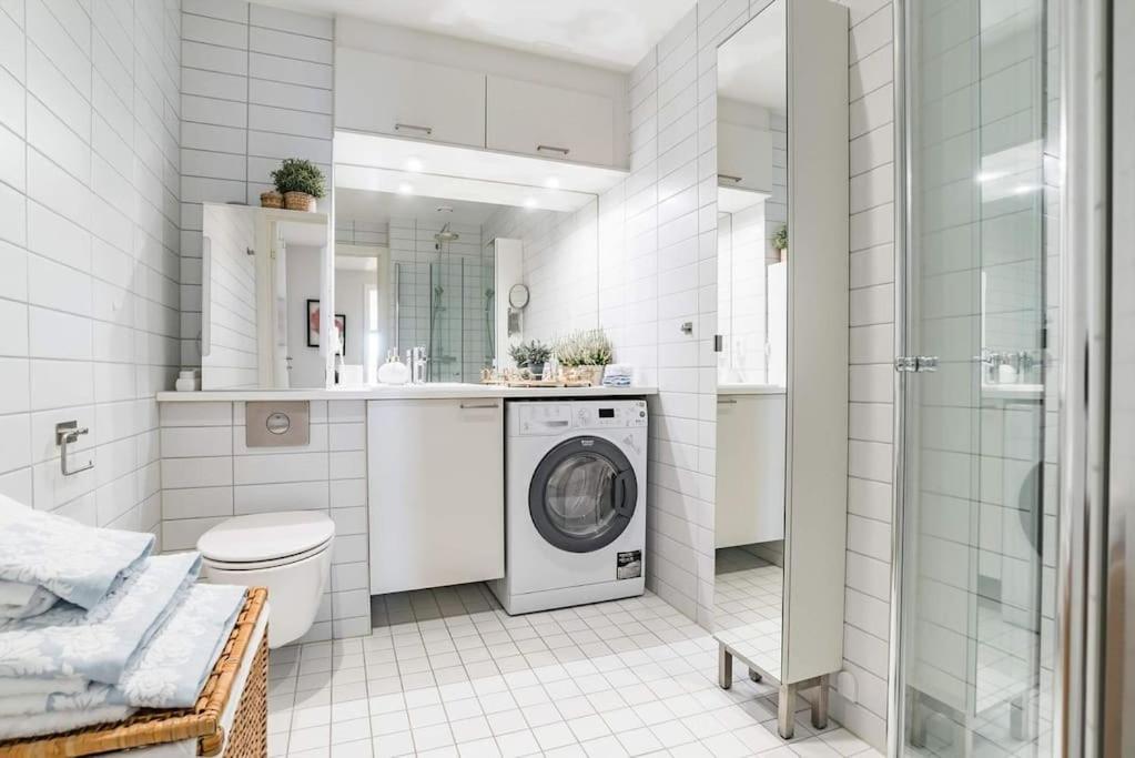 Spacious Modern 2Br Apartment At Central Oslo Barcode Extérieur photo