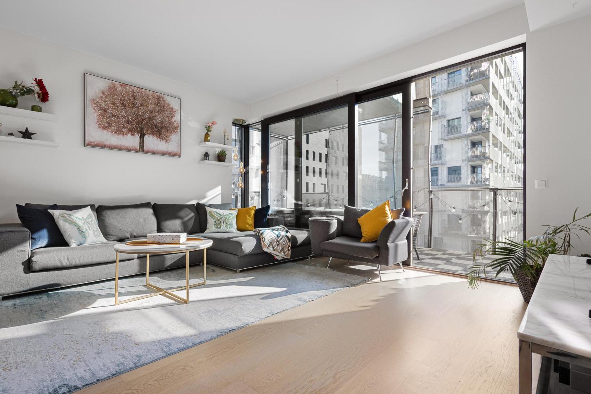 Spacious Modern 2Br Apartment At Central Oslo Barcode Extérieur photo