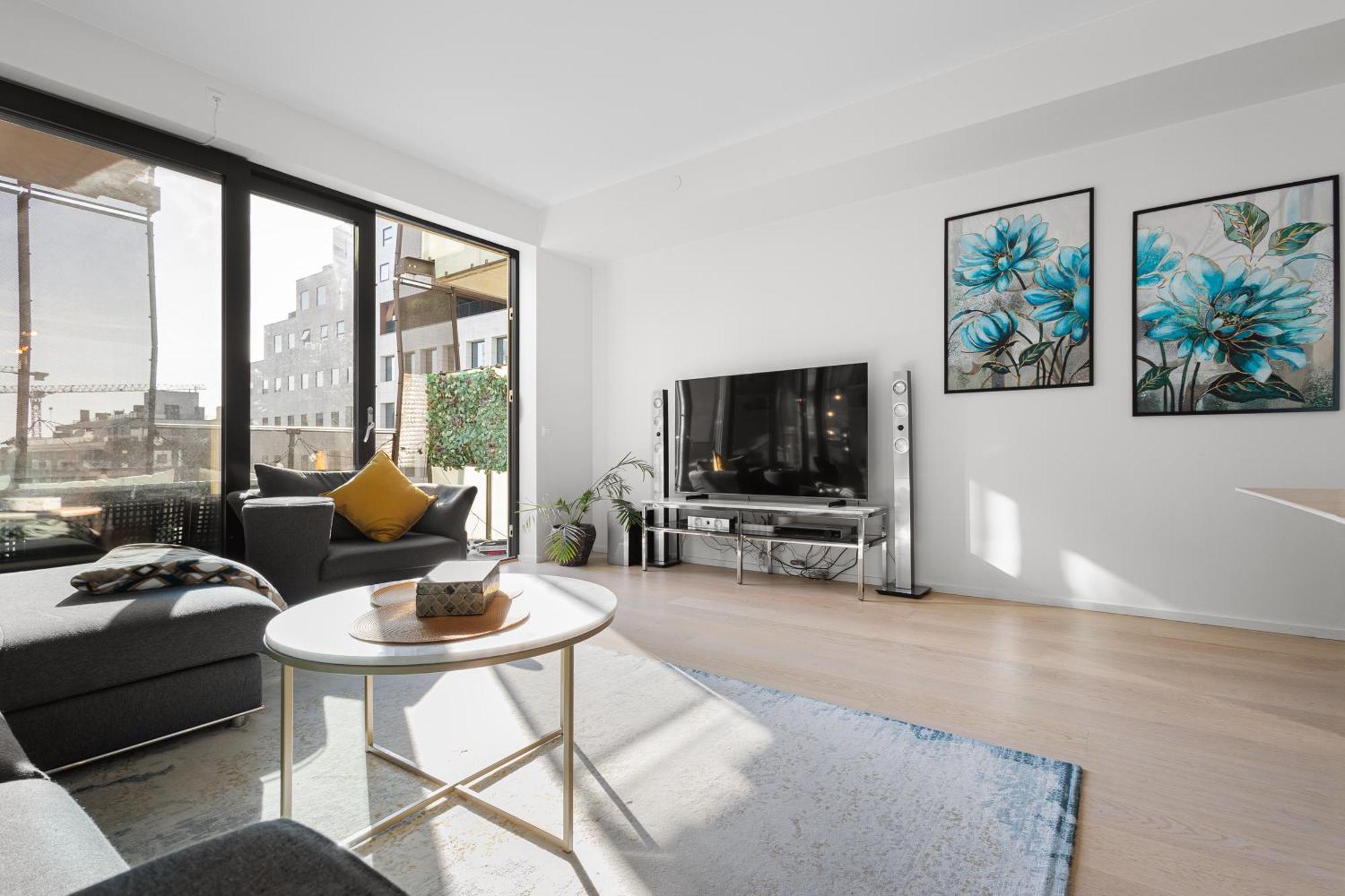 Spacious Modern 2Br Apartment At Central Oslo Barcode Extérieur photo